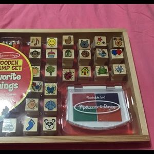 🌟😃Firm price 🌟😃Melissa and Doug Stamp Set NWT